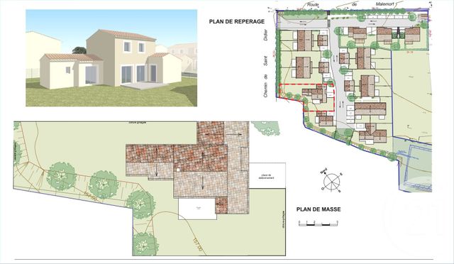 maison à vendre - 4 pièces - 106.05 m2 - MAZAN - 84 - PROVENCE-ALPES-COTE-D-AZUR - Century 21 Aristide Briand