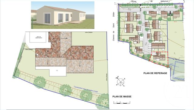 maison à vendre - 4 pièces - 103.5 m2 - MAZAN - 84 - PROVENCE-ALPES-COTE-D-AZUR - Century 21 Aristide Briand